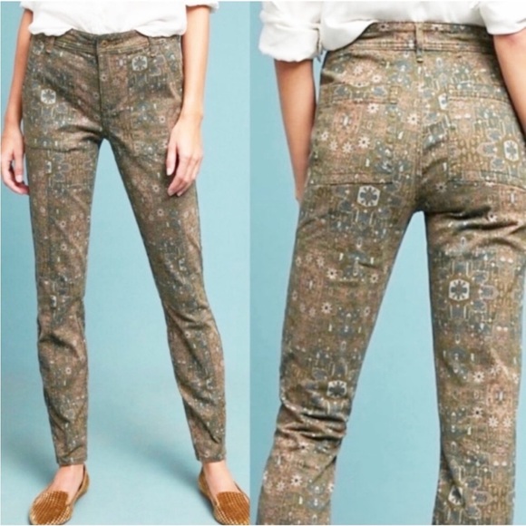 Anthropologie Cadet Slim Utility Pants Size 26P - Picture 1 of 12